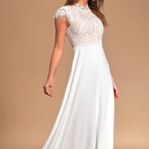 Lulus wedding dress